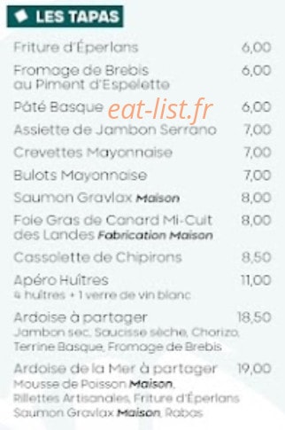Au petit Saintemarie — carte page 4