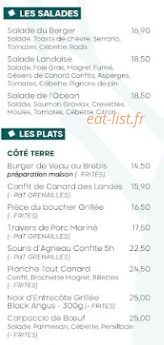 Au petit Saintemarie — carte page 5