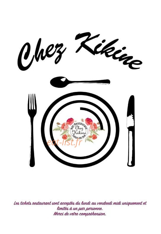 Chez Kikine — carte page 1