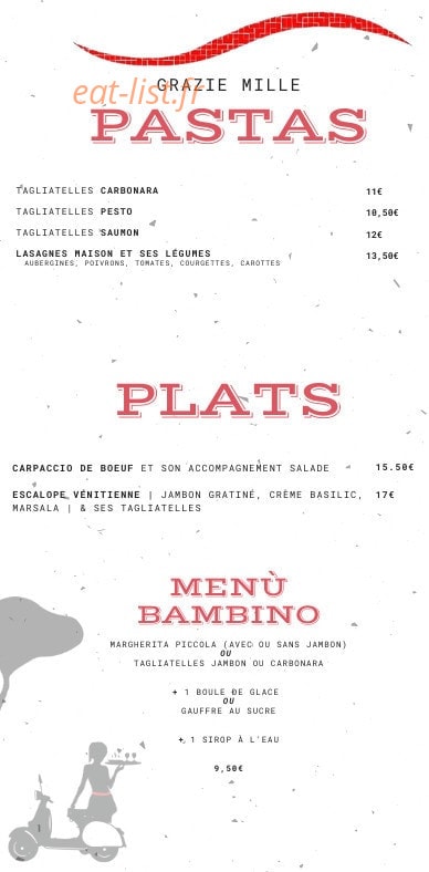 Grazie Mille — carte page 2