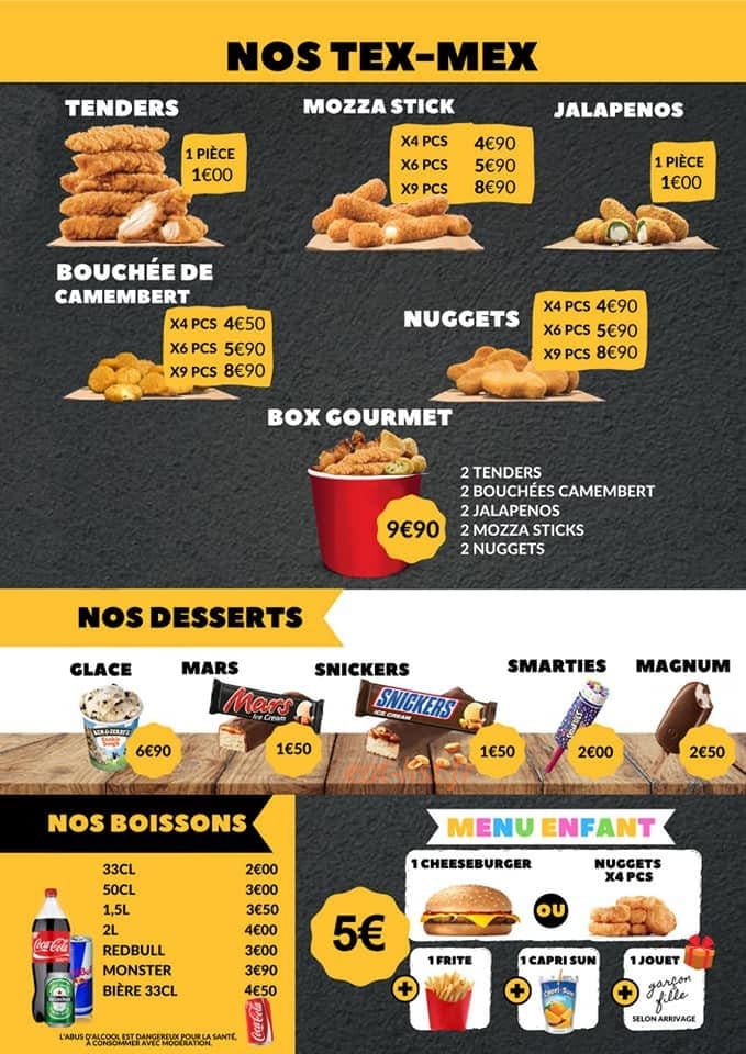 Kebab Le Blond — carte page 3