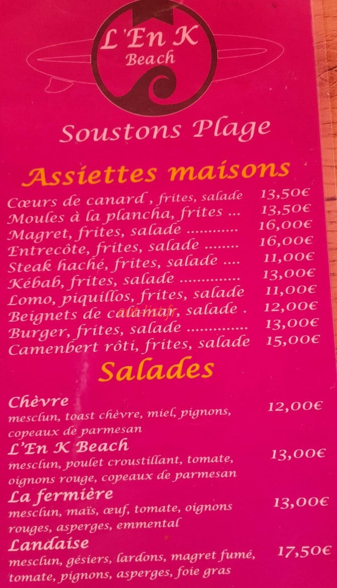 L En K Beach — carte page 2