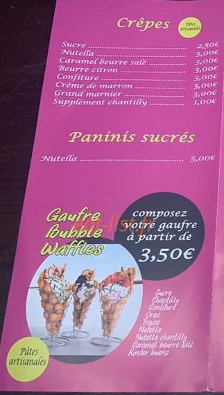 L'en K Pizz — carte page 5