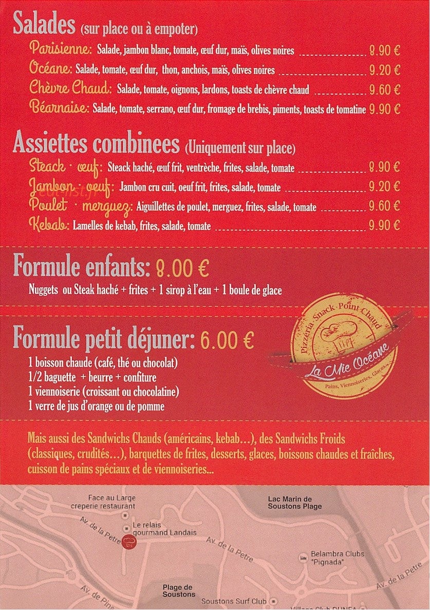 La mie oceane — carte page 2