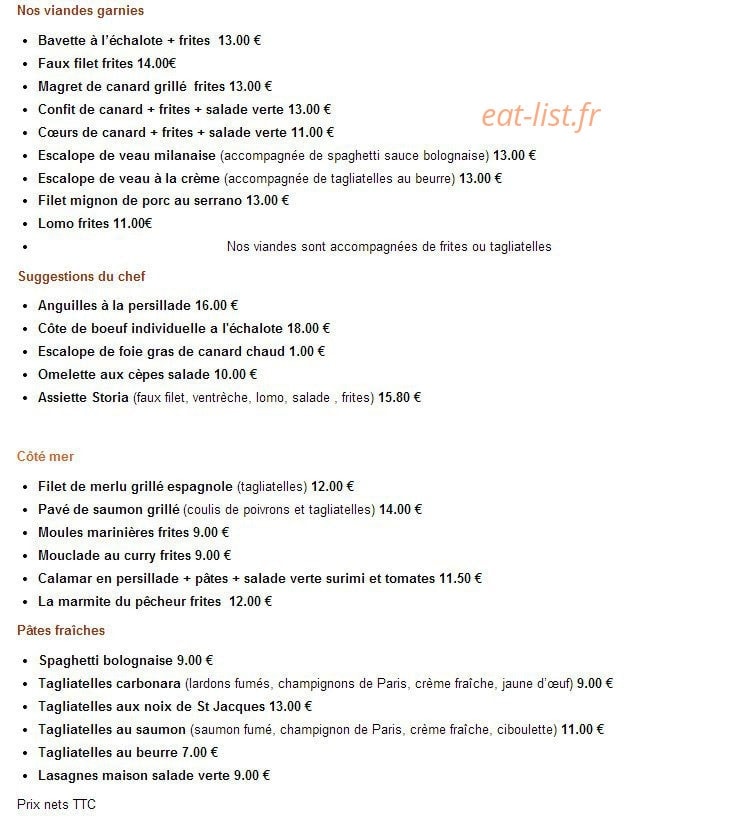 La Storia — carte page 2