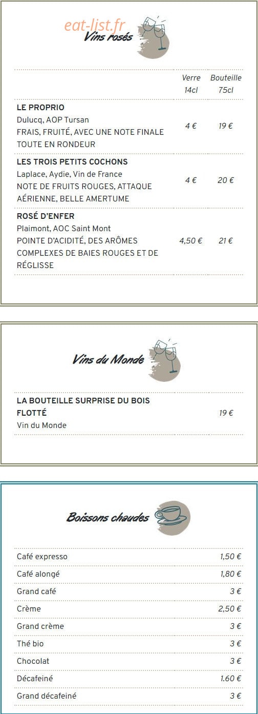 Le Bois Flotté — carte page 6