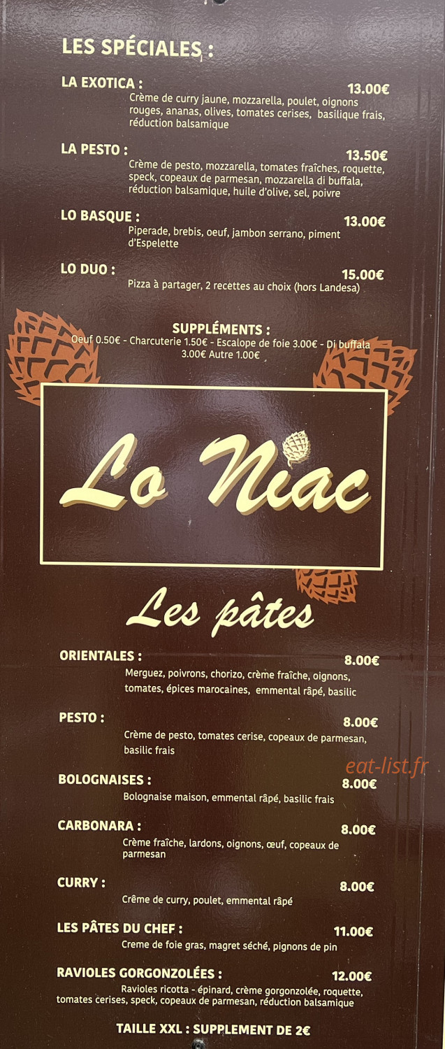 Lo Niac — carte page 8