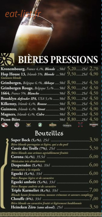 O’bar basque — carte page 6