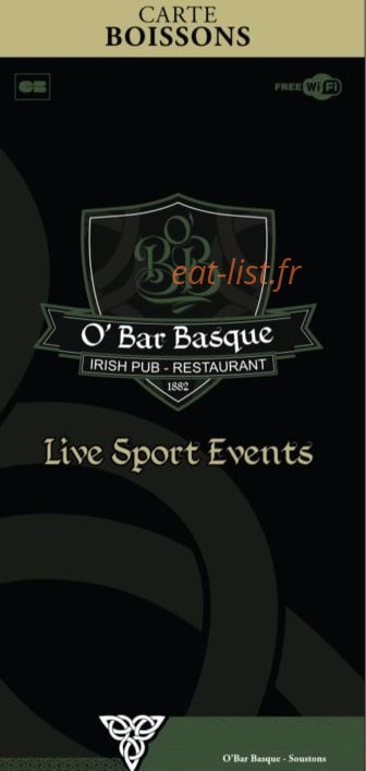 O’bar basque — carte page 3