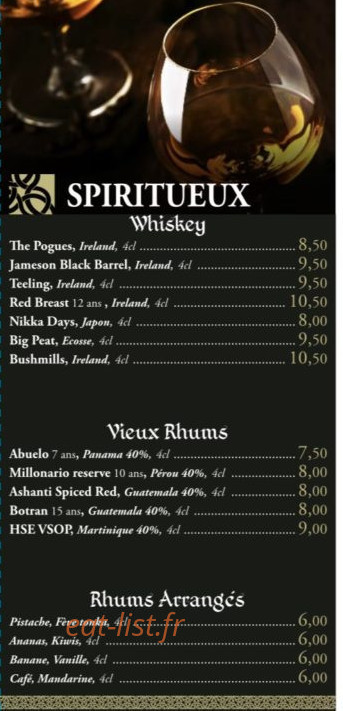 O’bar basque — carte page 8