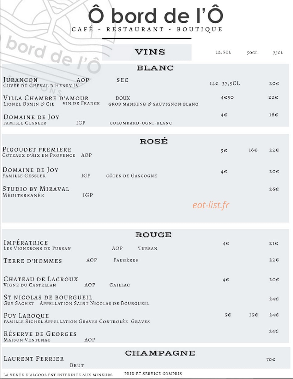 ô bord de l’ô — carte page 3