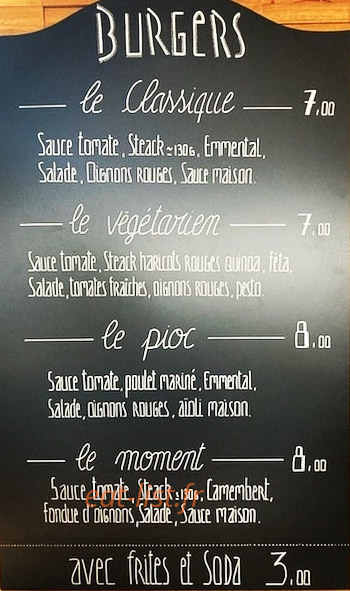 la popotte — carte page 1