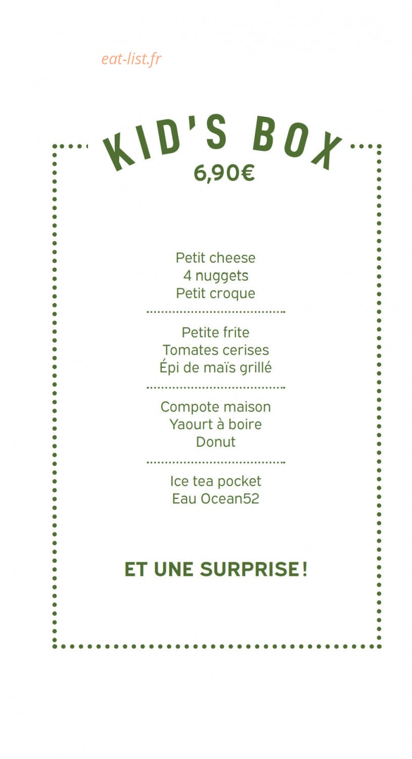 Jack's Burgers — carte page 4