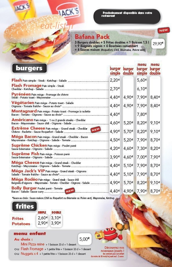 Jack's Express — carte page 4