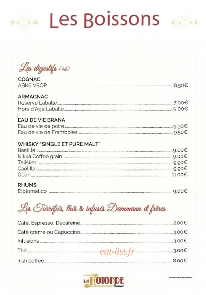 La Rotonde — carte page 3