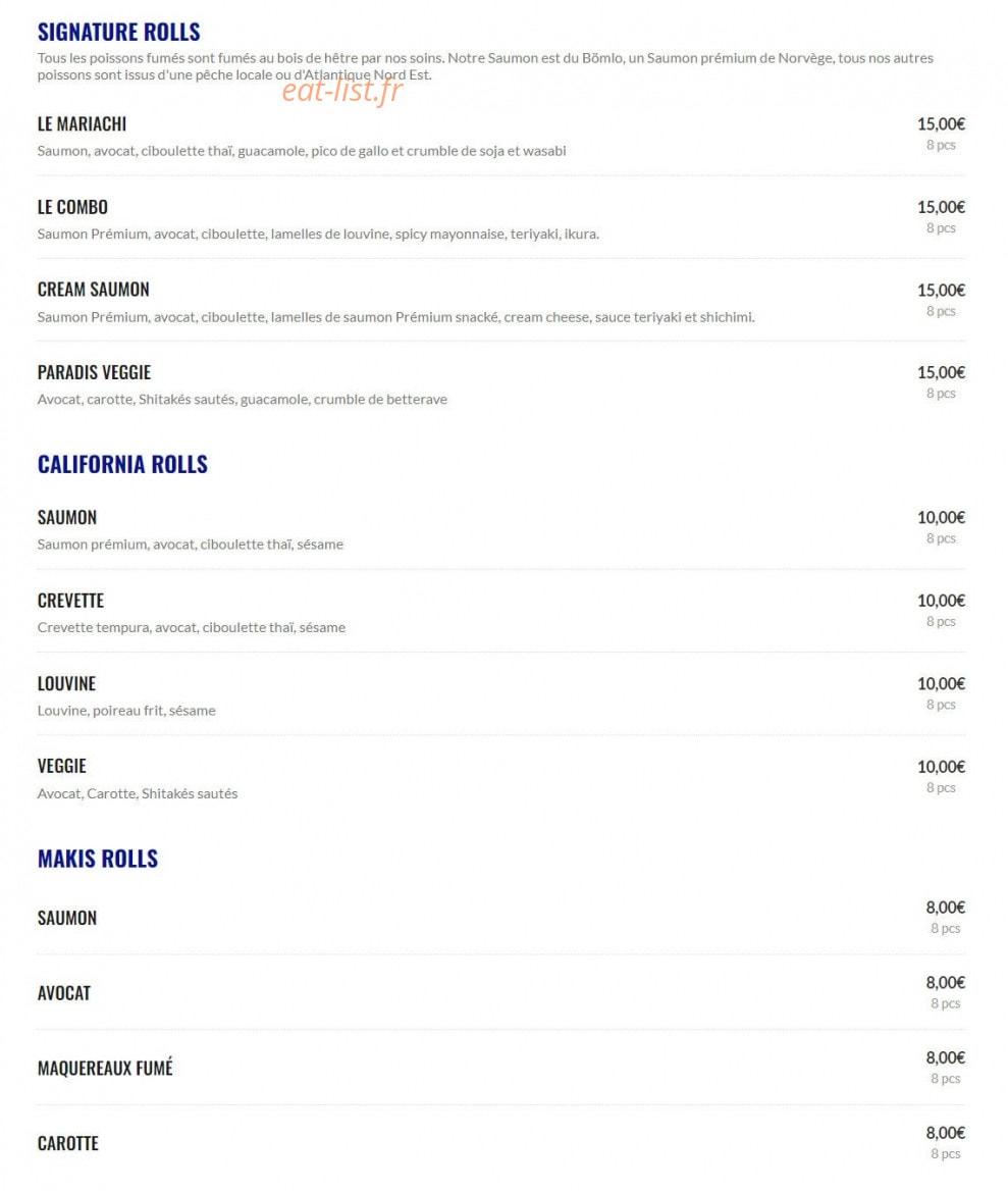 Le bistro balnéaire — carte page 4