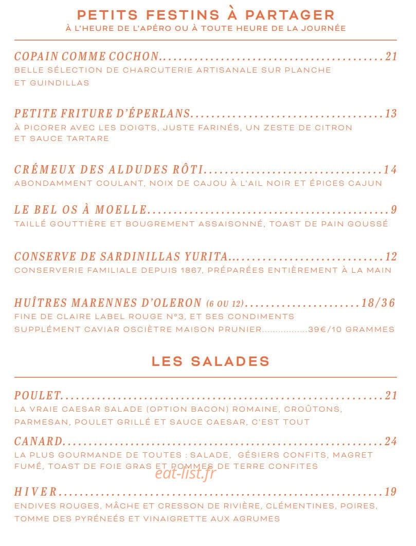 Le Coeur Joie — carte page 3