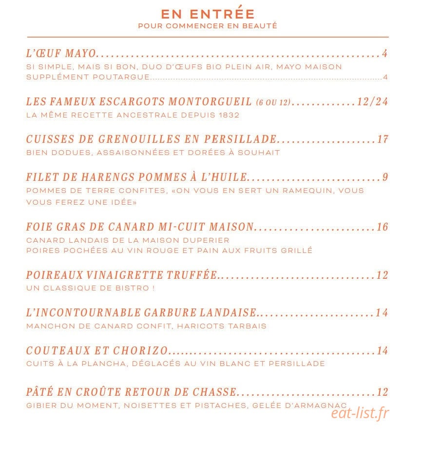 Le Coeur Joie — carte page 1