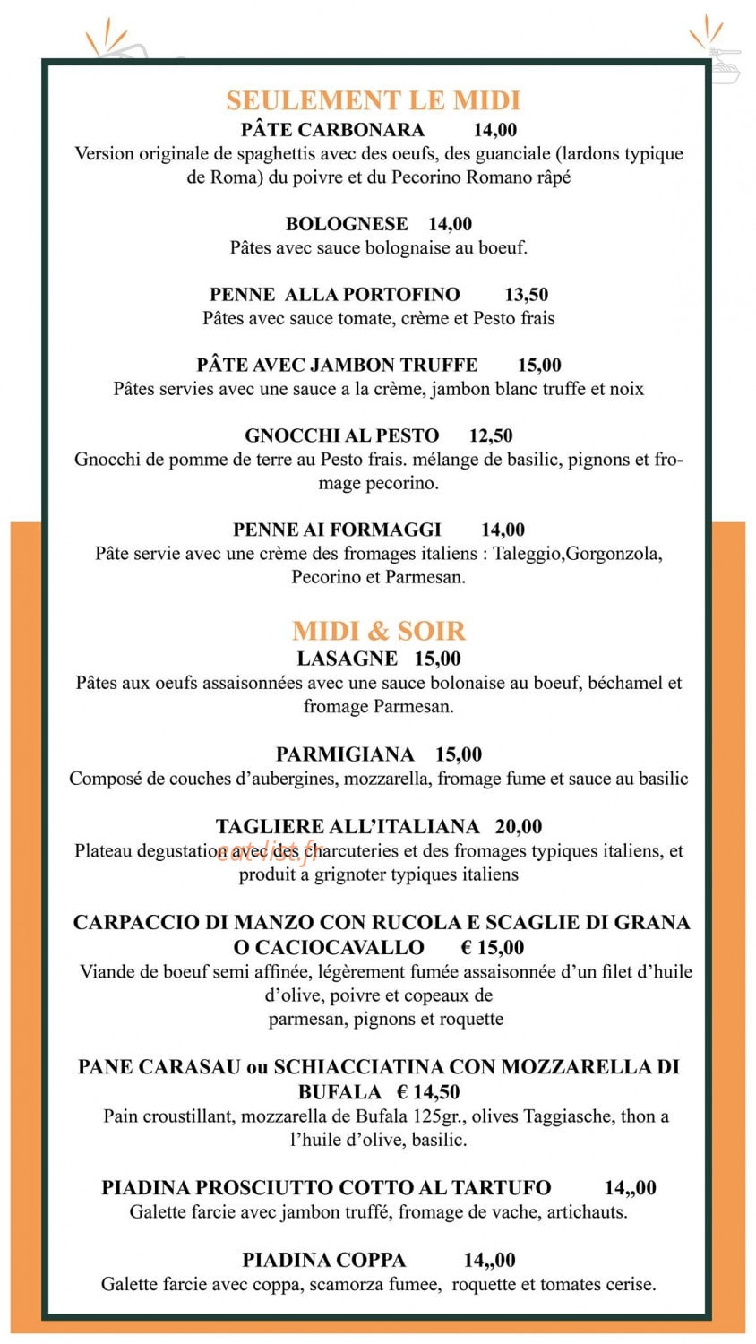 Margherita — carte page 1