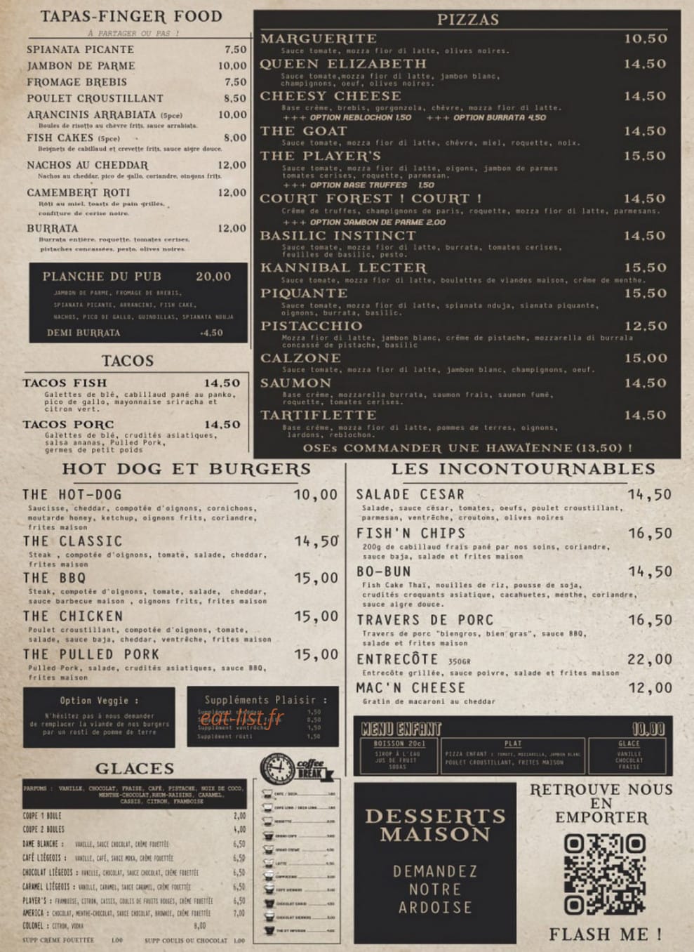 The Player's — carte page 1