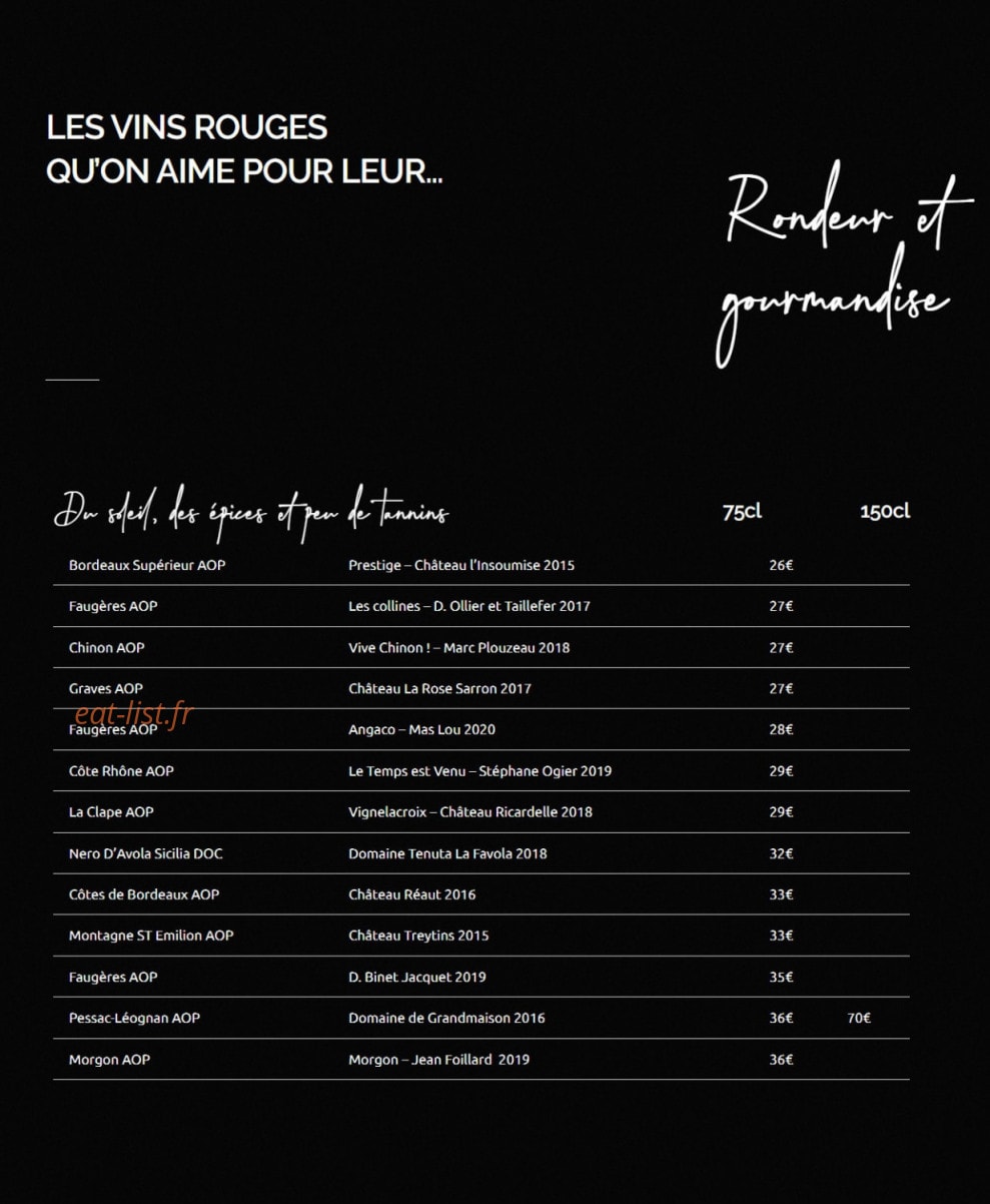 Chez Flo — carte page 7