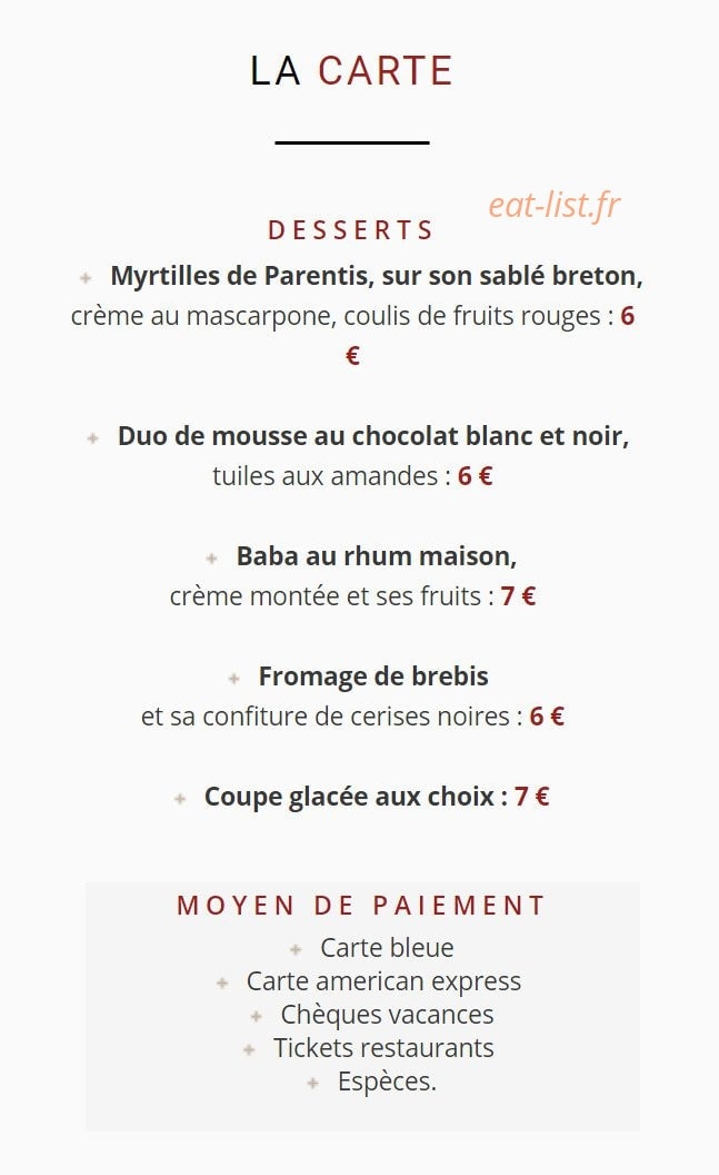 Cousseau — carte page 4