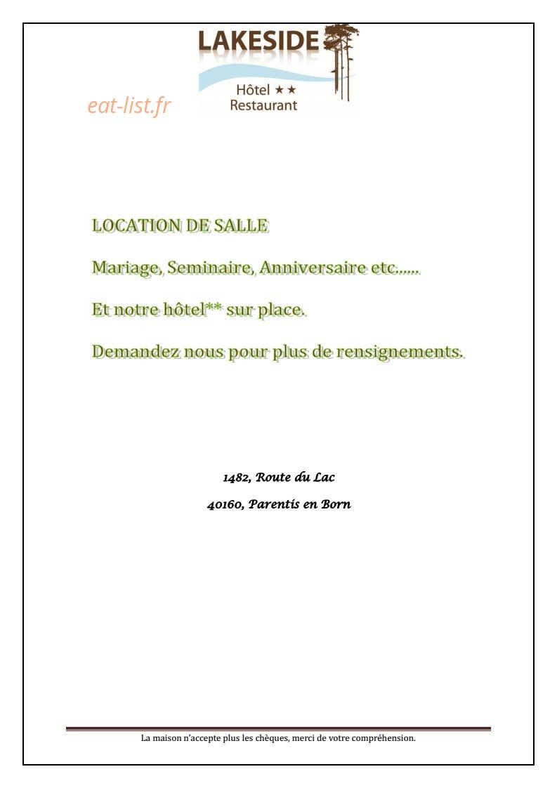 Lakeside — carte page 9