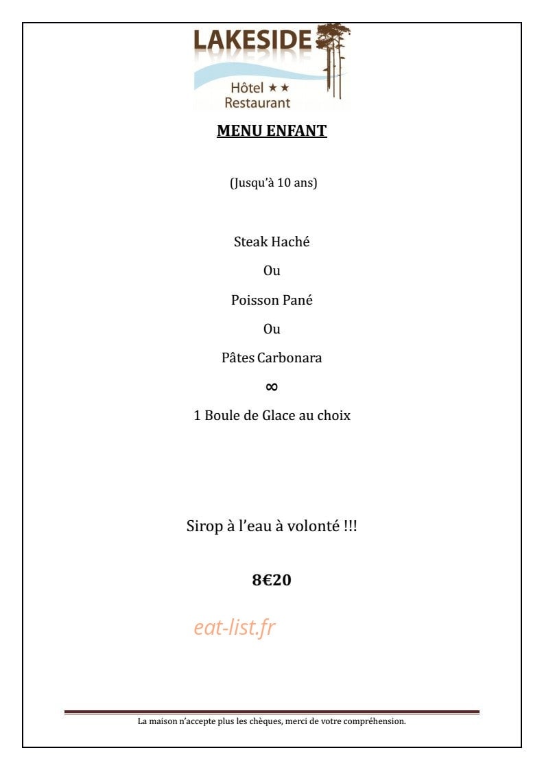 Lakeside — carte page 8