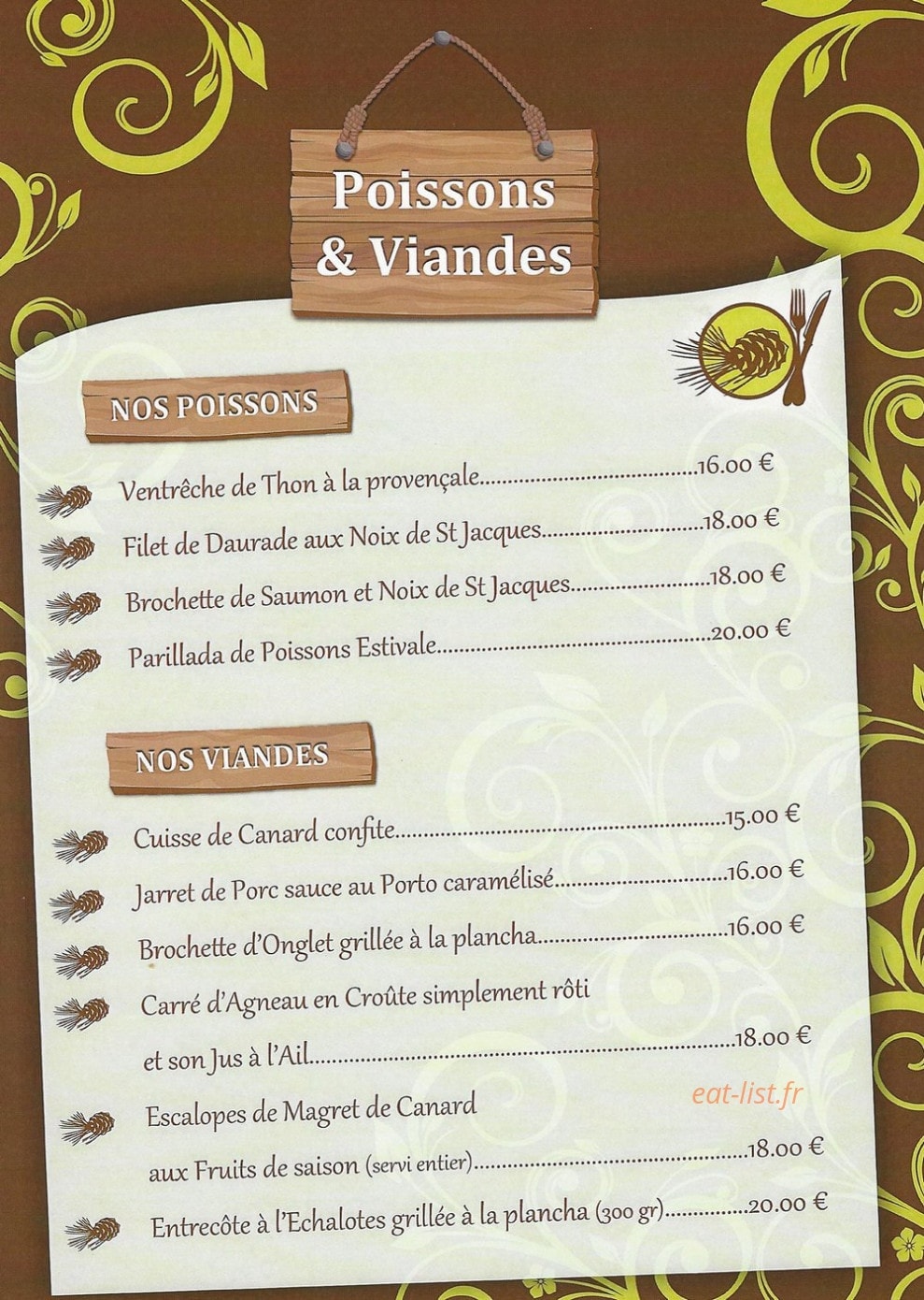 La Pinède — carte page 2