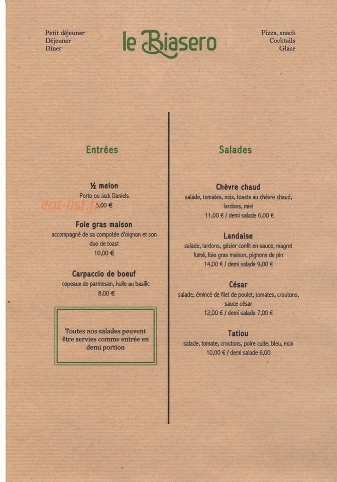 Le Biaséro — carte page 2