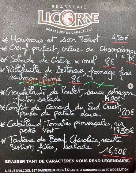 Le Biasero — carte page 1