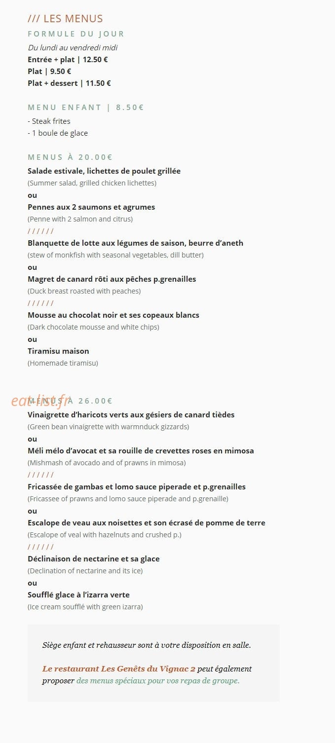 Les genets du vignac2 — carte page 2