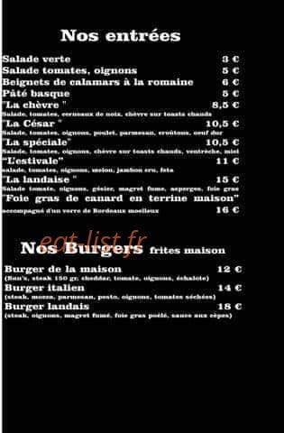 Après la plage — carte page 1