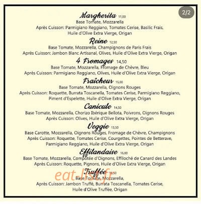 Comptoir Bohème — carte page 3