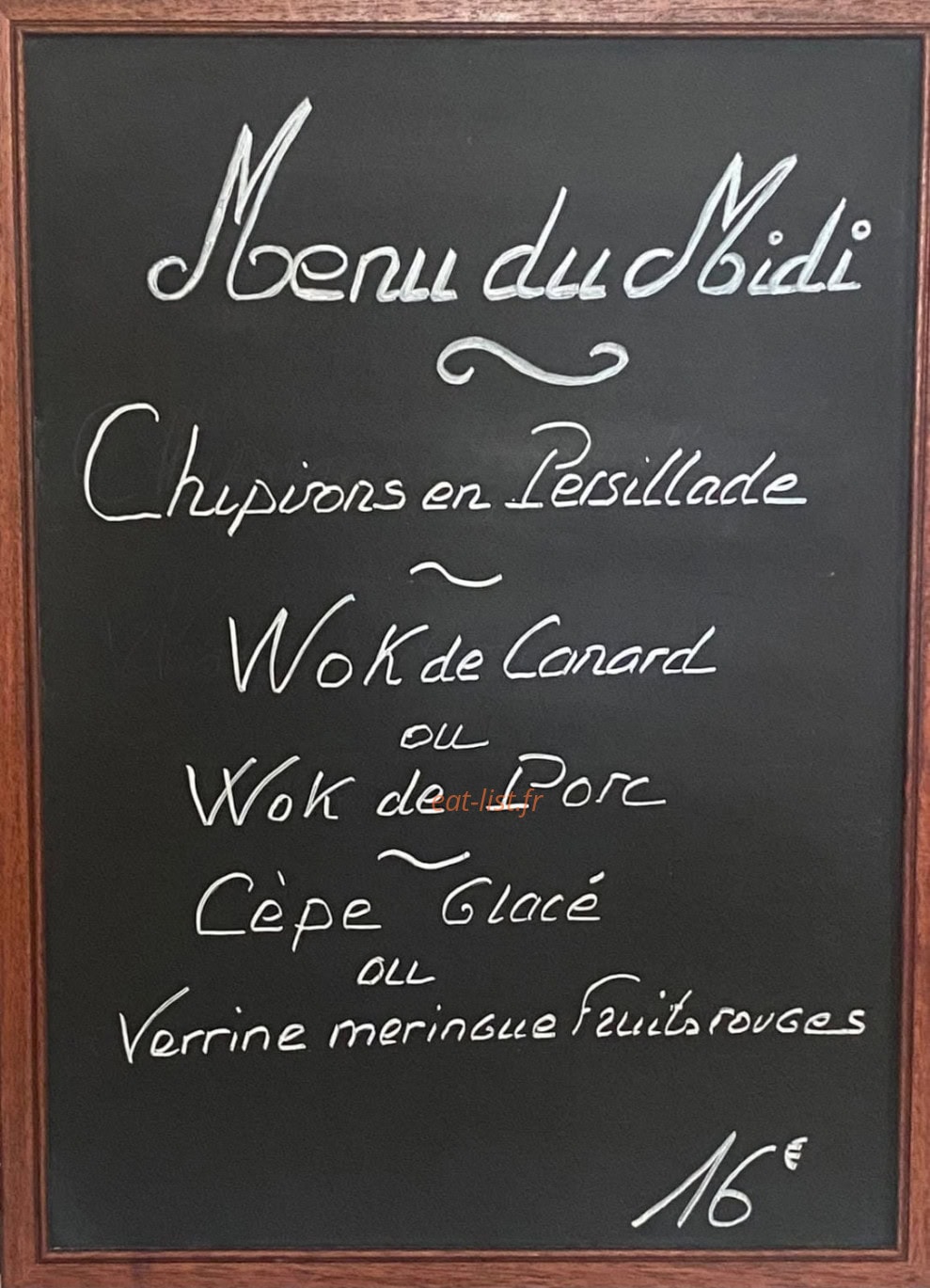Les Chenes — carte page 1
