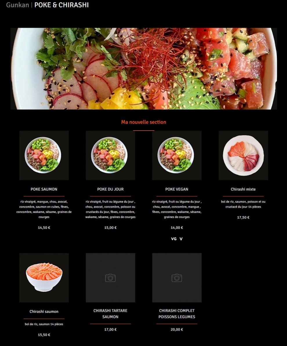 Sushi be — carte page 12