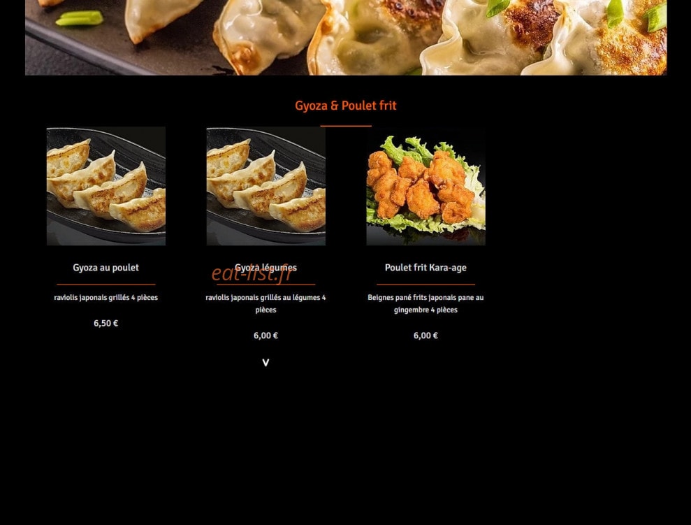 Sushi be — carte page 6
