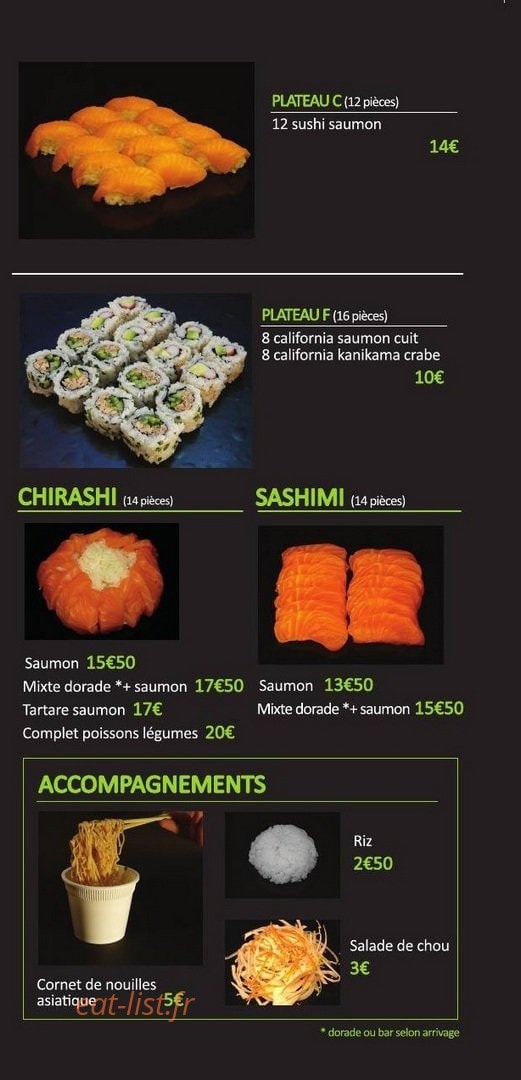 Sushi BE — carte page 7