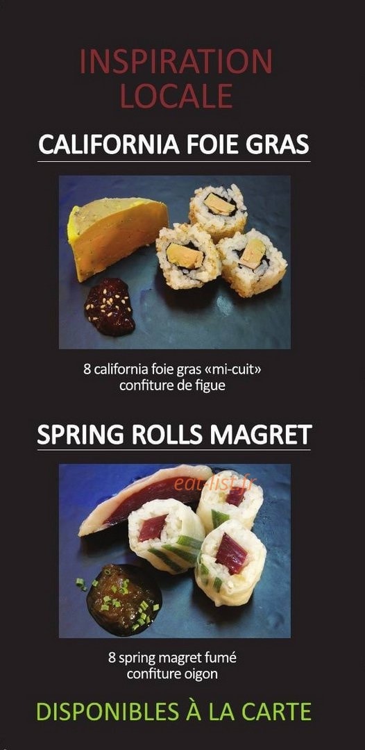 Sushi BE — carte page 3