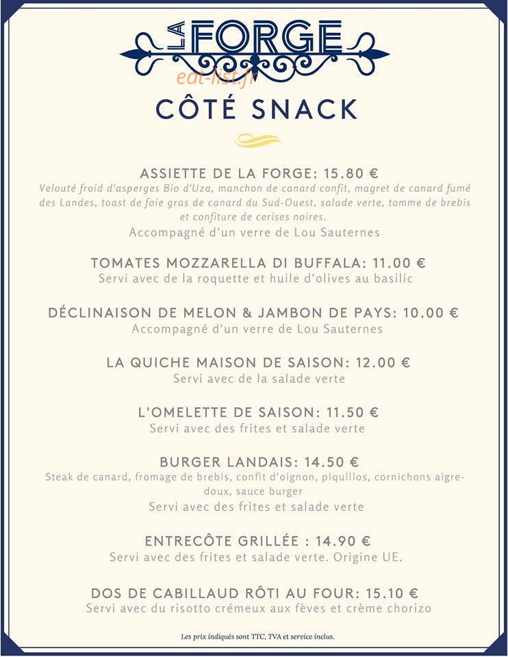 La Forge — carte page 1