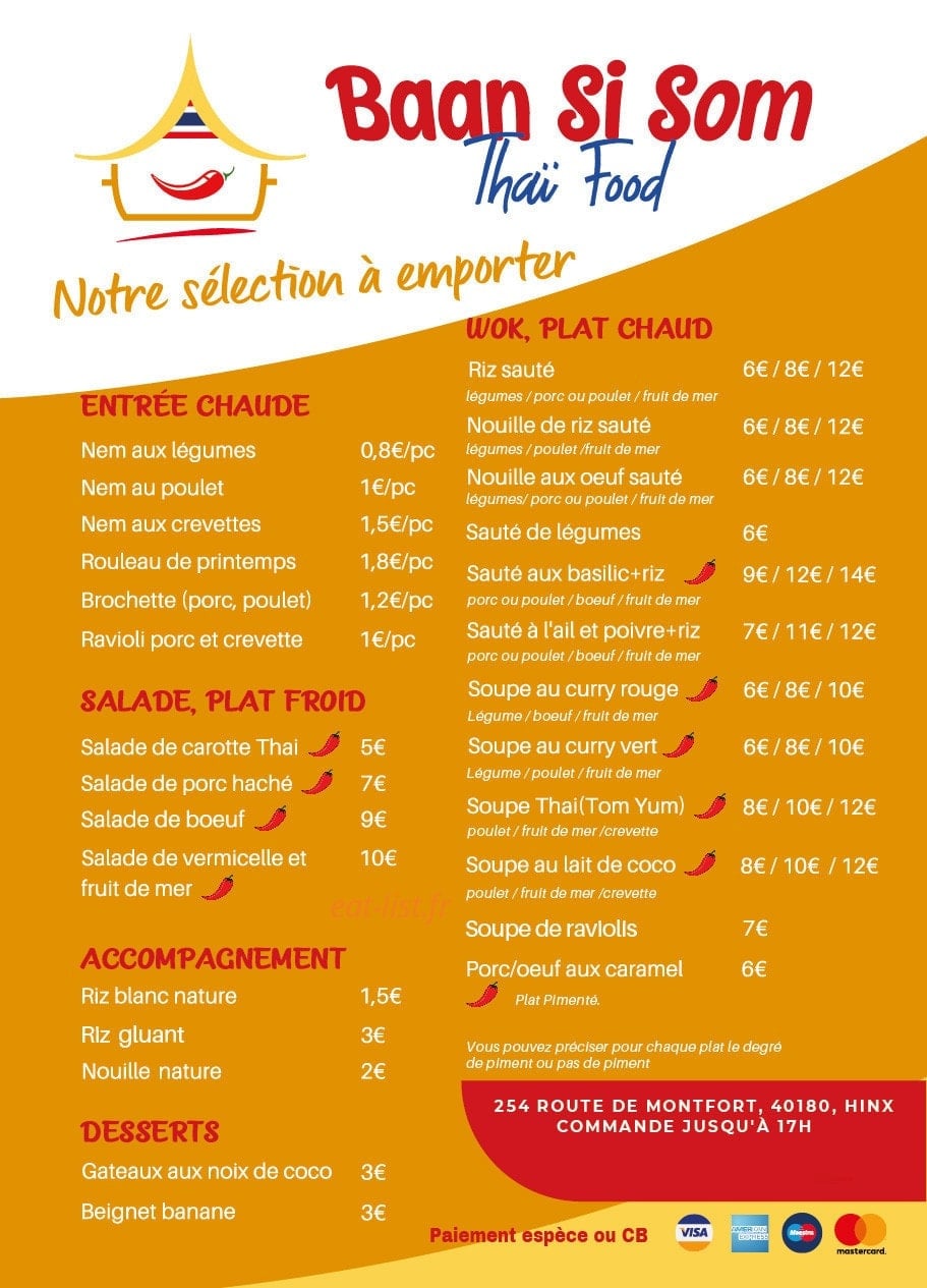 Baan Si Som — carte page 2
