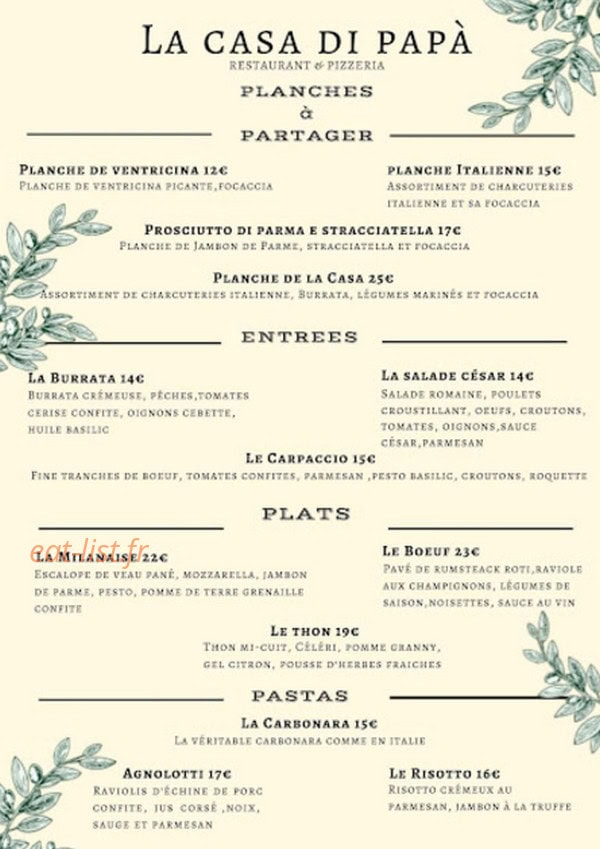 La casa di papa — carte page 1