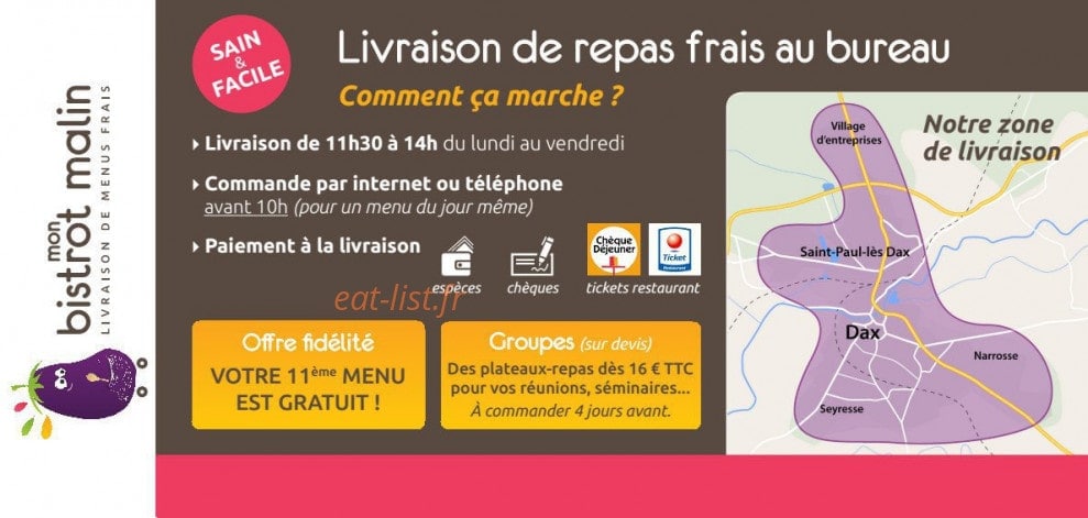 Mon bistrot malin — carte page 2