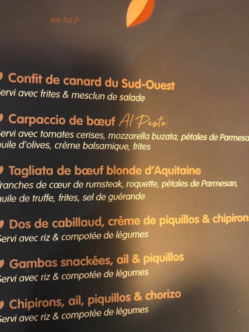 Al Pesto — carte page 4