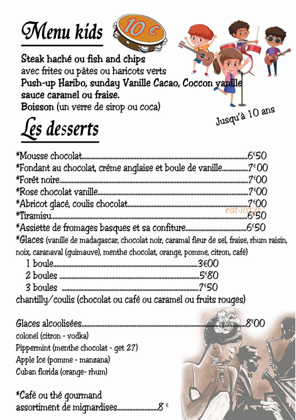 Louisiana Café — carte page 2
