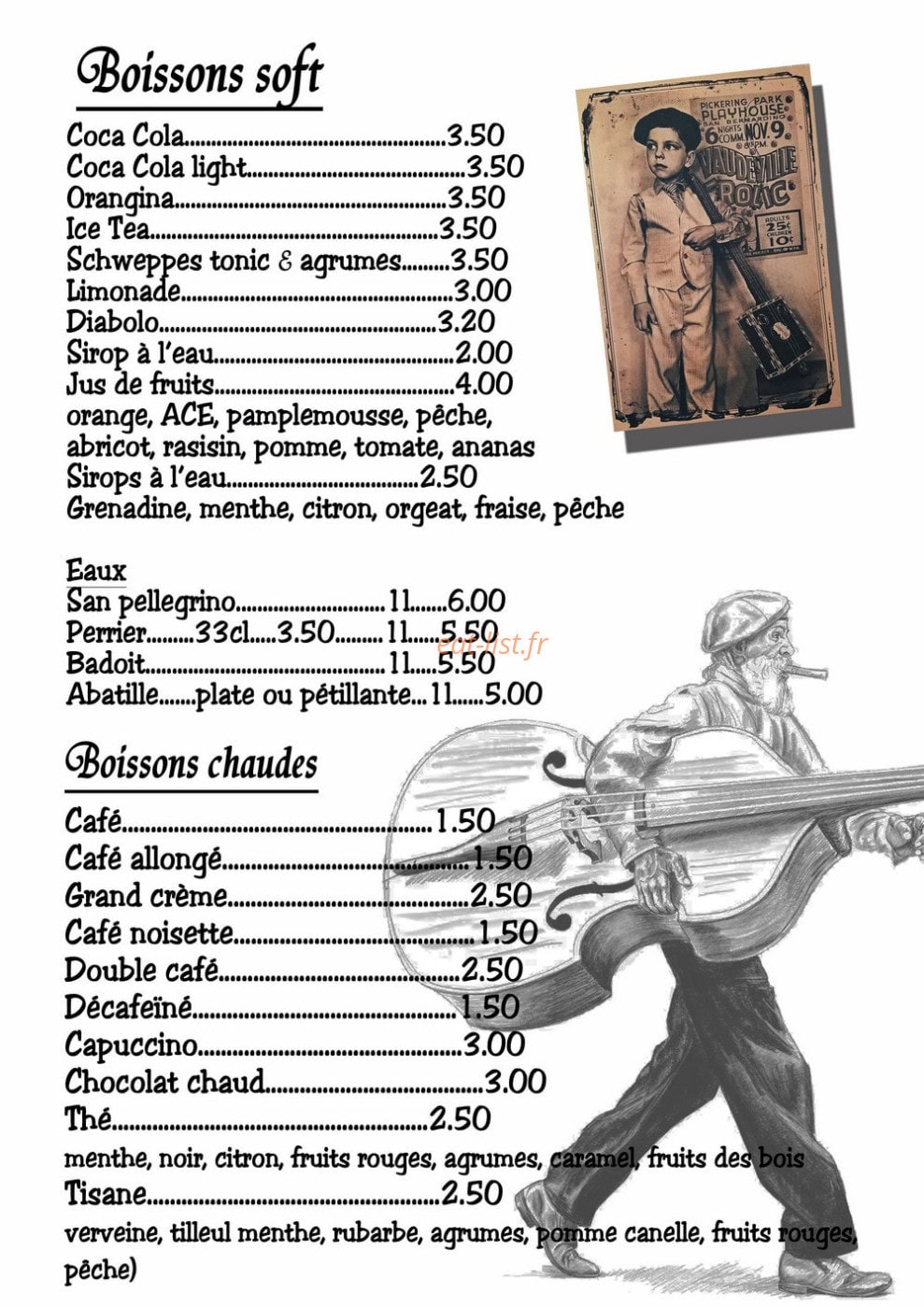 Louisiana Café — carte page 5