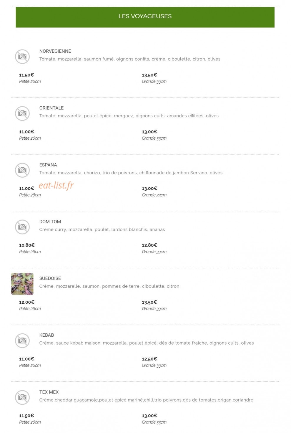 Tercis Pizza chez Louis — carte page 5