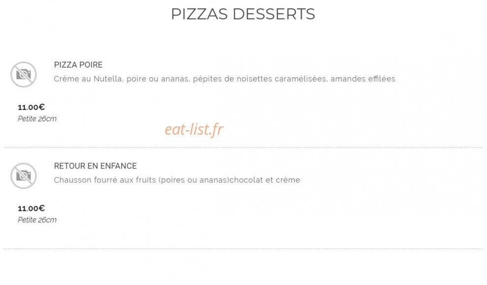 Tercis Pizza chez Louis — carte page 14