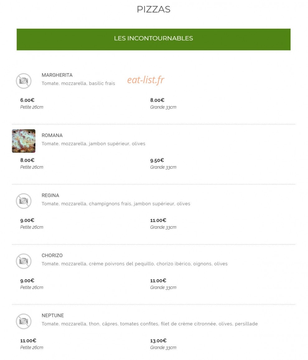 Tercis Pizza chez Louis — carte page 3