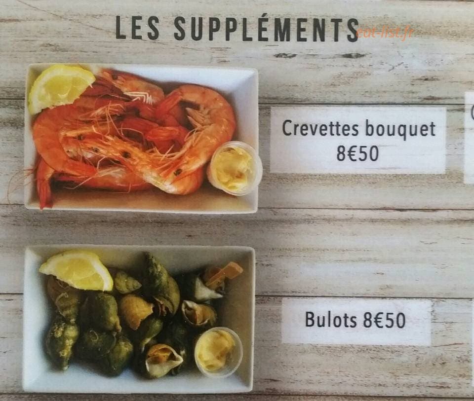 Bar à Huîtres — carte page 2